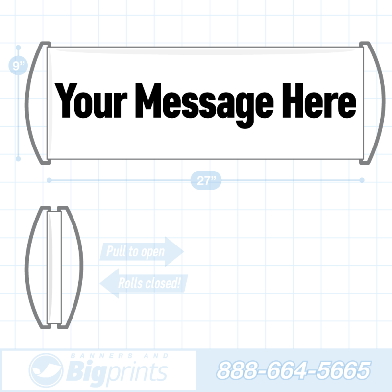 Hand Held Retractable Fan Banners (Bulk Order)